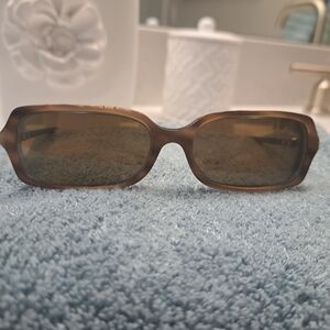 CHANEL Black Sunglasses With Case